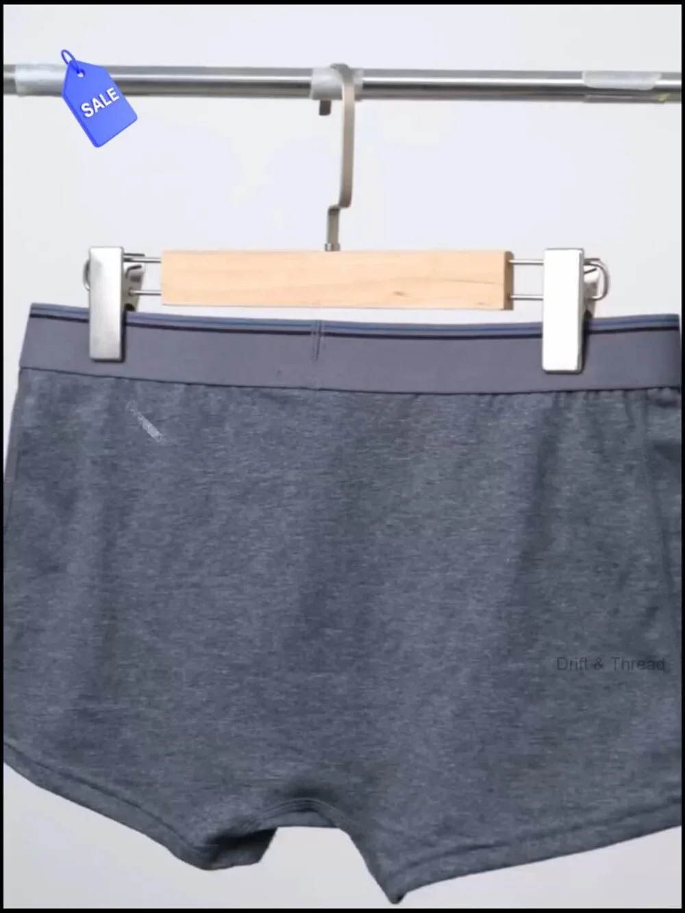 5-Pack Boxer Briefs Men's Cotton Underwear XL Breathable